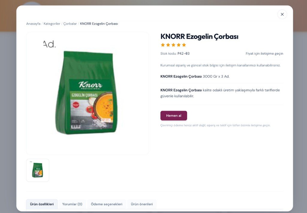 Ahzengıda ürün detayı, Knorr Ezogelin Çorbası